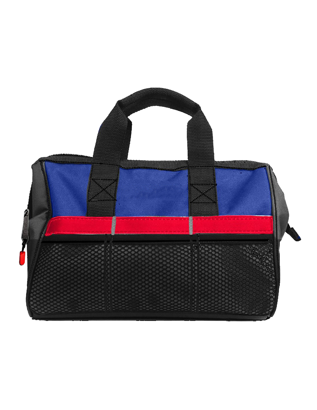 Bolsa de herramientas WORKPRO azul, negra y roja